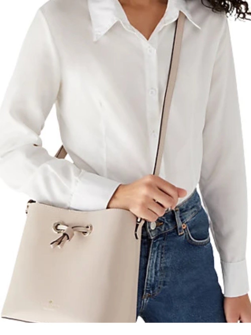 Kate Spade Blush Pink Leather Sadie Bucket Bag